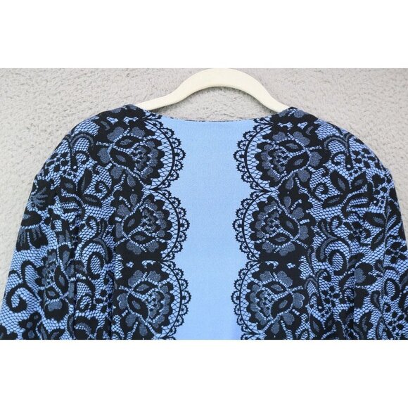 Bob Mackie Wearable Art Open Front Cardigan-Size Large - Picture 11 of 11